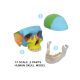 3 Parts Life Size Didactic Exploded Head Skull Model