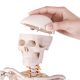 Mini Human Skeleton Model for Anatomy 33.5'' 1/2 Life Size with Nervous System